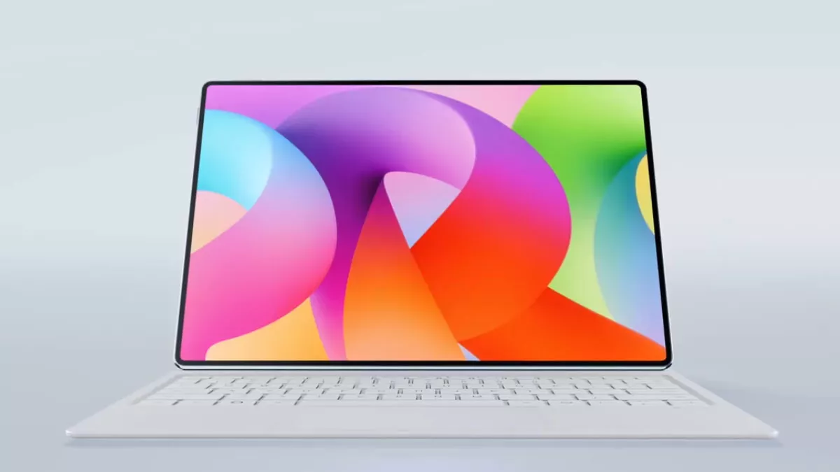 Desain elegan Huawei MatePad Pro Max dengan rasio layar-ke-bodi yang tinggi, memberikan pengalaman visual tanpa batas.