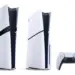 Dua varian konsol PS5 Pro yaitu versi standar dengan dics drive dan versi digital tanpa disc drive bersama stik DualSense.