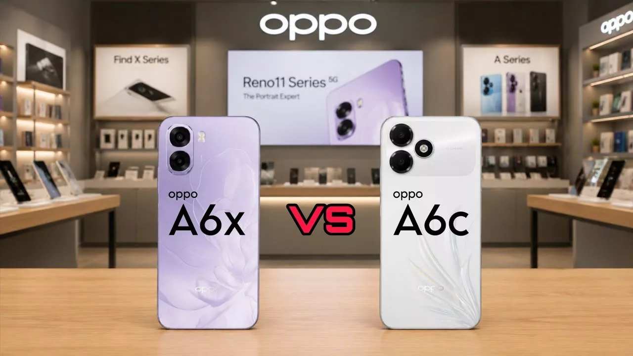 Sebelum membeli, pastikan Anda memahami keunggulan spesifikasi dan tampilan fisik OPPO A6c vs OPPO A6x.