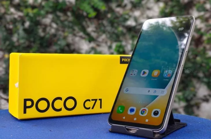 Desain layar penuh HP POCO C71, salah satu rekomendasi HP POCO murah terbaru Juni 2026 yang membawa spesifikasi gahar.