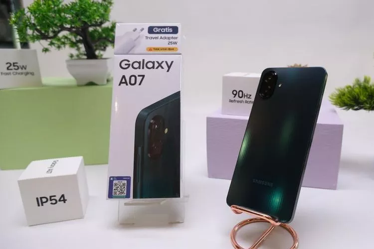 Samsung Galaxy A07 sukses mendominasi pasar global Q1 2026 berkat peningkatan fitur mewah seperti layar 90Hz di kelas harga terjangkau.