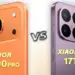 Detail jarak dekat susunan lensa kamera belakang Honor 600 Pro dan Xiaomi 17T Pro