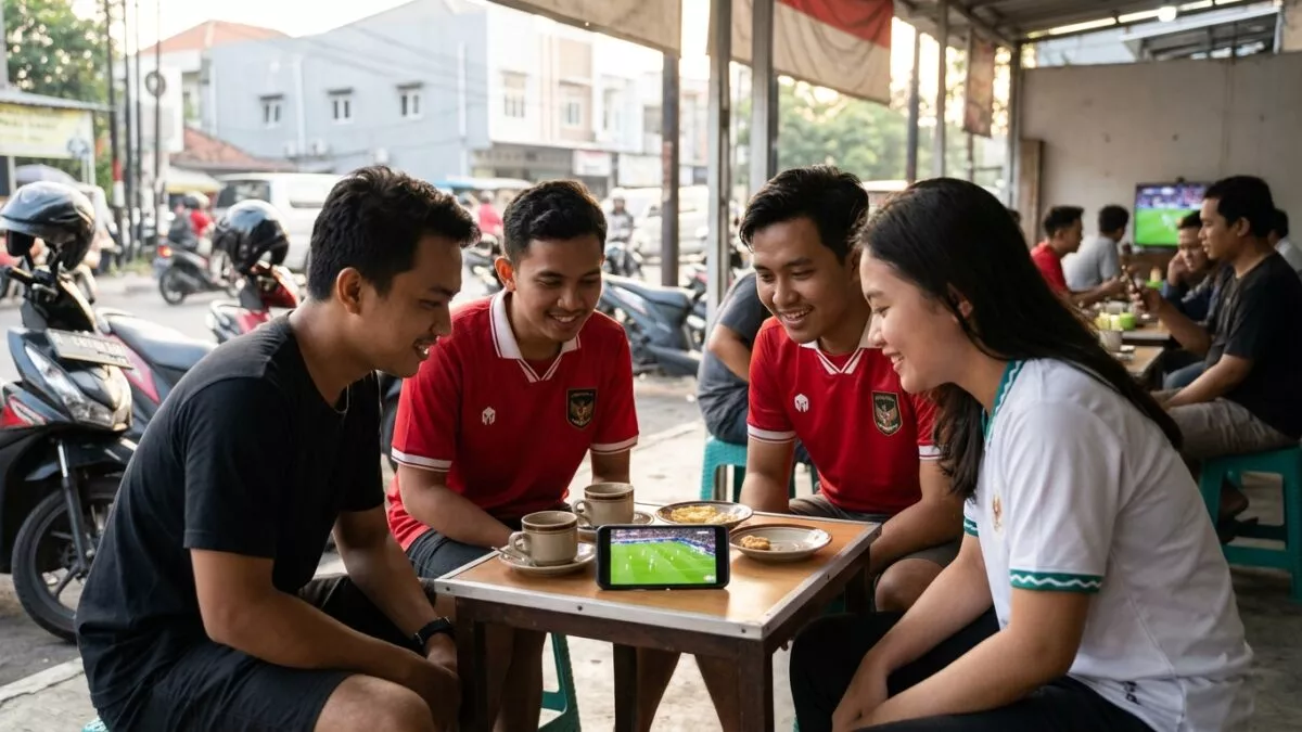 Aplikasi streaming mobile di smartphone untuk menonton siaran langsung Piala Dunia 2026 secara online.