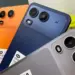 Tiga varian warna asli dari smartphone itel A200 yaitu oranye, biru tua, dan abu-abu saat dipegang langsung.