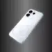 Smartphone Oppo Reno16 warna putih dengan modul kamera AI System dan desain bodi belakang bertekstur Planet 3D.
