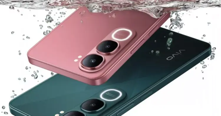 Smartphone Vivo sebagai opsi hp murah 800 ribuan untuk pelajar dengan fitur ketahanan percikan air.