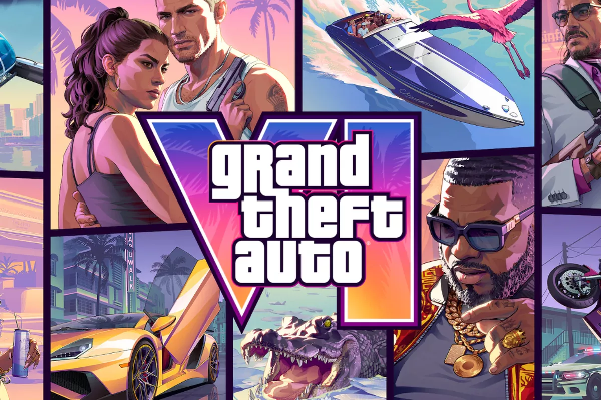 Kumpulan ilustrasi karakter dan atmosfer perkotaan dalam game GTA 6 yang siap menyambut para pemain.