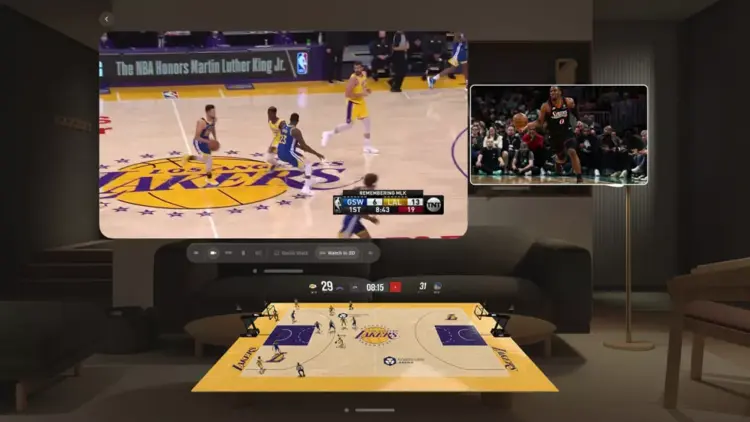Aplikasi NBA: Live Games & Scores memukau juri dengan fitur visualisasi lapangan 3D di Apple Design Awards 2026.