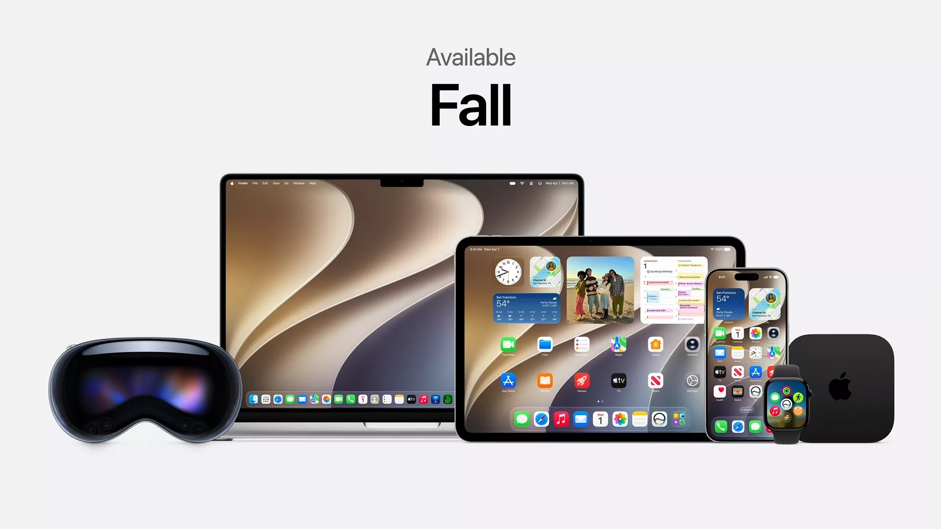 Pengumuman jadwal rilis macOS 27 Golden Gate bersama ekosistem perangkat Apple lainnya.