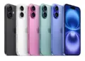 Ilustrasi jajaran warna-warni estetik dari seri iPhone reguler yang sangat dicari di pasar handphone bekas.