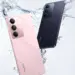 Dua varian warna HP Realme murah 1 jutaan dengan fitur tahan percikan air yang trendi.