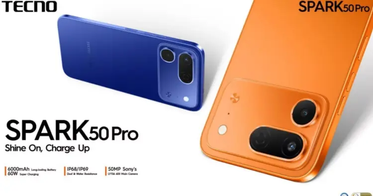 Bocoran spesifikasi kunci Tecno Spark 50 Pro yang membawa peningkatan besar di sektor daya dan kamera.