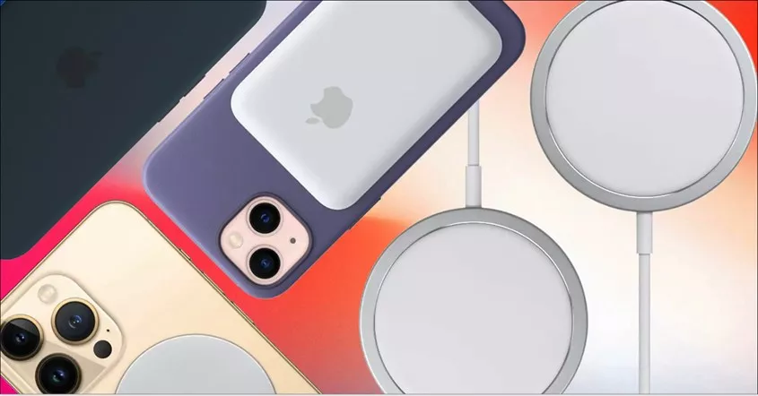 Berbagai jenis ekosistem charger MagSafe iPhone dan MagSafe Battery Pack.