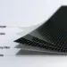 Diagram ilustrasi potongan lapisan layar lipat Samsung Flex Titanium yang menunjukkan komponen Protective Layer, Ultra Thin Glass, OLED Panel, Titanium-alloy Film, dan Titanium Plate.