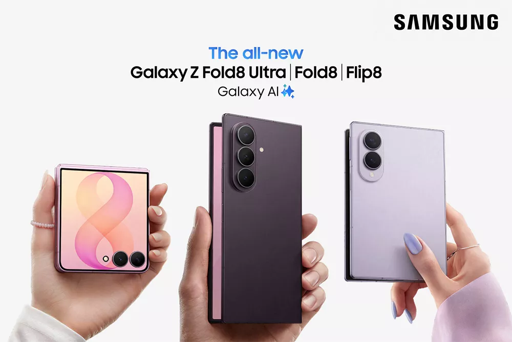Lini produk lengkap Samsung Galaxy Z Fold8 Series mencakup Z Fold8 Ultra, Z Fold8, dan Z Flip8 dengan teknologi Galaxy AI.