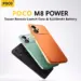 Teaser resmi POCO M8 Power mengonfirmasi baterai 8.000 mAh dan varian warna.