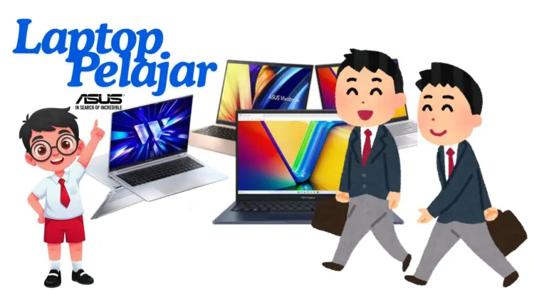 Rekomendasi ASUS Vivobook sebagai laptop pelajar 2026 terbaik yang kuat dan cerdas dengan dukungan teknologi AI.