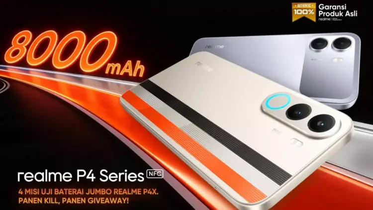 Membawa kejutan baterai berkapasitas 8000 mAh, realme P4 Series resmi melakukan debutnya di pasar Indonesia dengan harga yang sangat terjangkau.