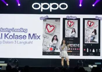 Peluncuran fitur AI Kolase Mix yang menjadi salah satu keunggulan utama di OPPO Reno16 Series 5G.