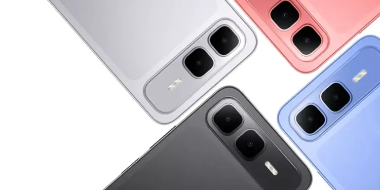 Desain modul kamera belakang dari empat varian warna HP China dengan chipset kencang