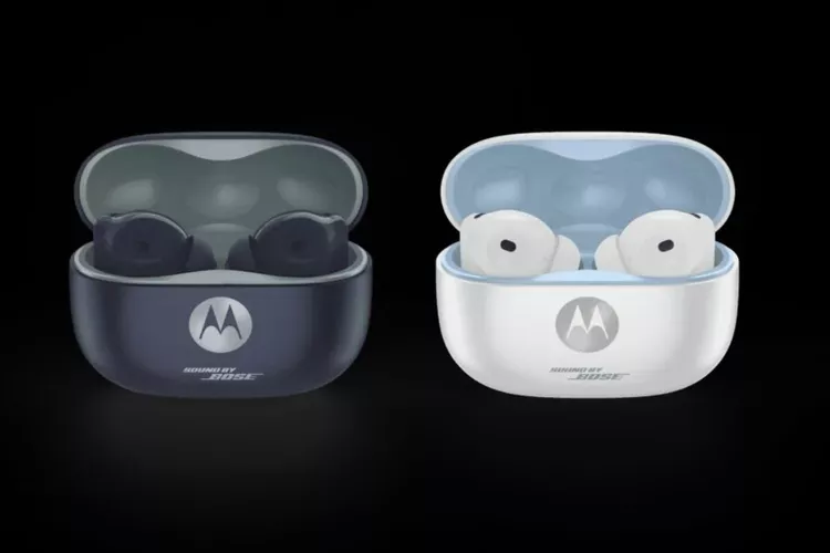 Desain elegan Moto Buds 2 yang hadir dalam dua pilihan warna menarik untuk menunjang gaya hidup modern.