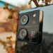 Close up modul kamera belakang HP Xiaomi dengan lensa Leica premium yang bagus untuk foto dan video.