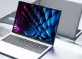 Desain modern Tecno Megabook K14S yang siap dipadukan dengan performa kencang prosesor Intel Core i9.
