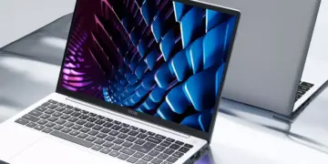 Desain modern Tecno Megabook K14S yang siap dipadukan dengan performa kencang prosesor Intel Core i9.