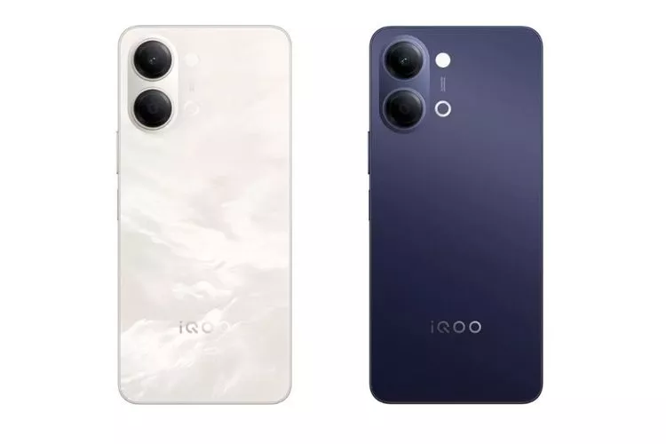 Dua pilihan warna menarik dari smartphone iQOO Z11 Lite 5G tampak dari bodi belakang