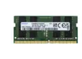 Kepingan memori RAM DDR4 Samsung berkapasitas 16GB dual rank untuk upgrade laptop.