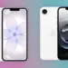 Perbandingan visual bodi belakang dan tampilan layar depan iPhone 17e dengan generasi pendahulunya.