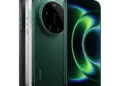 Desain belakang HP flagship 10 juta Xiaomi dengan modul kamera Leica melingkar dan bodi warna hijau premium.