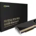 Kotak kemasan NVIDIA RTX PRO 6000 Blackwell Max-Q Workstation Edition di samping kartu grafis fisiknya.