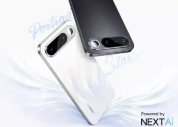 Realme desain bodi tipis elegan dengan modul kamera horizontal modern layaknya HP Android Murah Mirip iPhone Air.