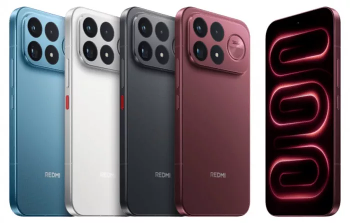 Pilihan warna lengkap POCO F9 Pro dan Ultra tampak depan dan belakang dari biru, putih, hitam, hingga merah maroon.