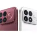 Tampilan sudut atas modul kamera POCO F9 Pro varian merah maroon dan putih perak.
