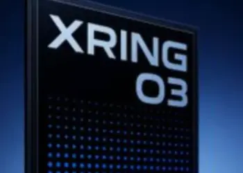 Detail komponen chipset Xiaomi Xring O3 yang dirancang untuk mendukung performa tinggi.