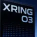 Detail komponen chipset Xiaomi Xring O3 yang dirancang untuk mendukung performa tinggi.