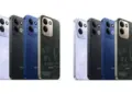 Pilihan varian warna smartphone REDMI 17 4G yang bocor di internet.