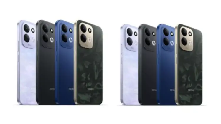 Pilihan varian warna smartphone REDMI 17 4G yang bocor di internet.