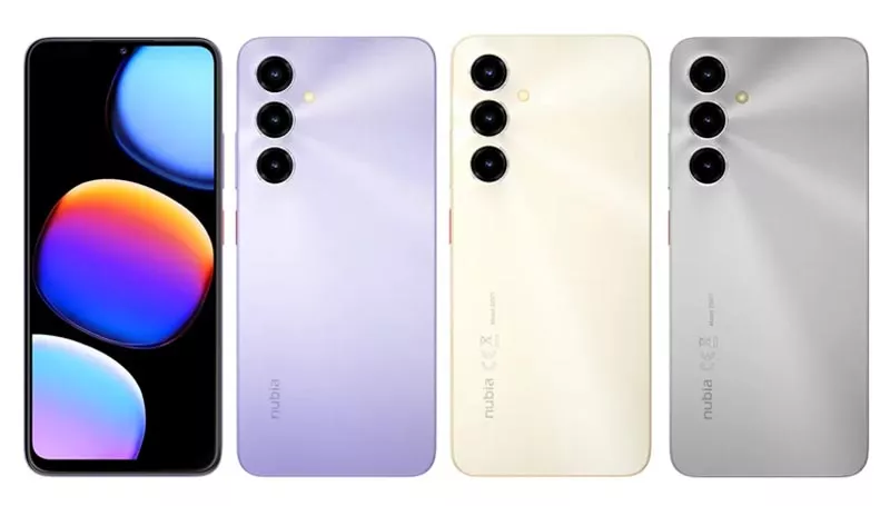 HP Nubia RAM 8 GB harga 2 jutaan dengan varian warna dan layar 120 Hz.