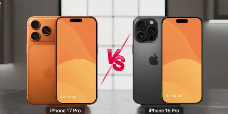 Komparasi visual antara iPhone 17 Pro dan iPhone 16 Pro untuk menentukan mana yang lebih bagus untuk bikin konten.
