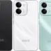 Tampak belakang smartphone iQOO Z11S dalam warna hitam, putih, dan hijau mint dengan kamera 50MP Aspherical.