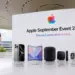 Suasana presentasi panggung utama tempat rilisnya perangkat-perangkat anyar Apple di bulan September 2026.