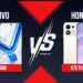 Poster duel Vivo Y500 versus Honor X7e Plus 5G di kelas harga 4 jutaan.