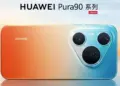 Poster promo Huawei Pura 90s Pro Max menampilkan bodi belakang dan logo HUAWEI Pura 90 Series.