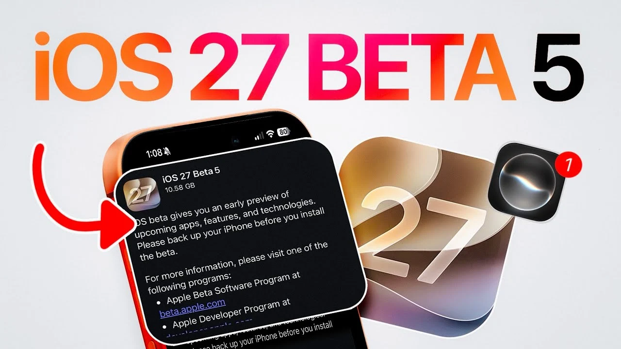 Apple secara resmi merilis update iOS 27 Beta 5 yang membawa berbagai perbaikan dan fitur baru.