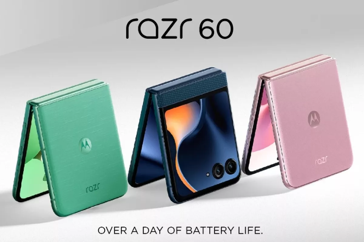 Motorola Razr 60 HP lipat lipat canggih pilihan HP Motorola Terbaik September 2026.