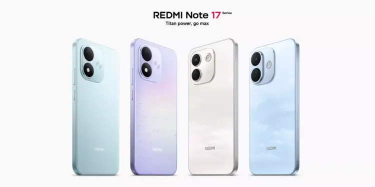 Empat varian warna Redmi Note 17 Pro yang dirilis resmi di Indonesia.
