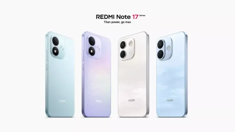 Empat varian warna Redmi Note 17 Pro yang dirilis resmi di Indonesia.